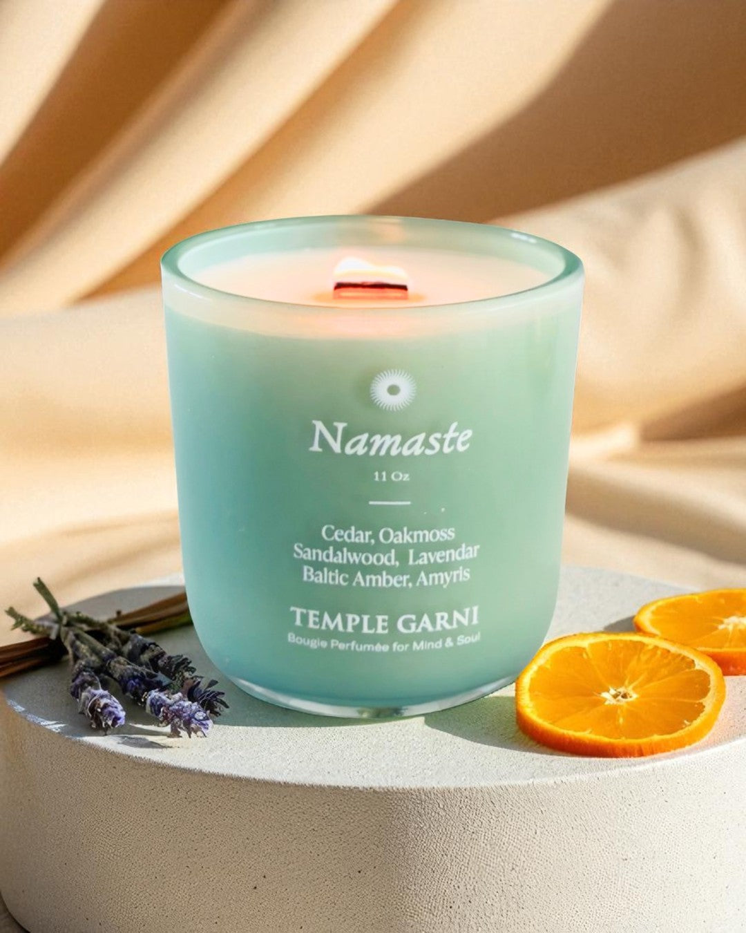 NAMASTE CANDLE - A Scented Ritual for Inner Stillness